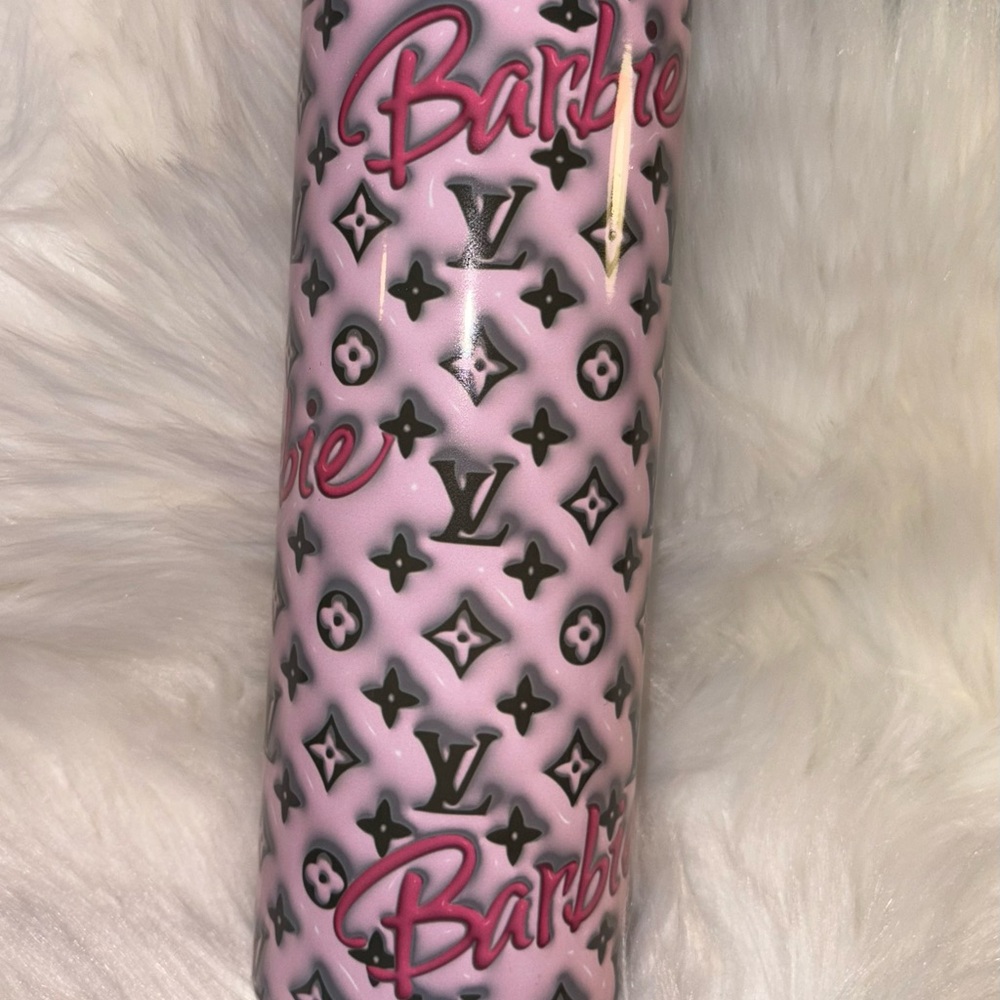 Pink and Black Designer Tumbler